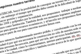 De cómo conseguimos nuestro terreno.
